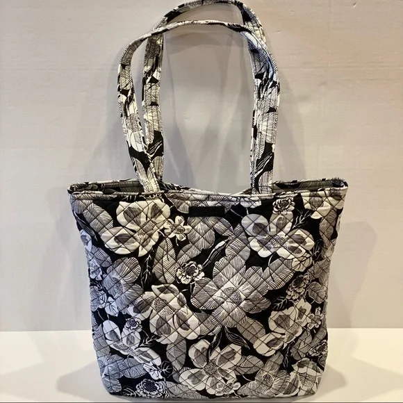 NWT Vera Bradley Tote Bag in Signature Cotton, Bedford Blooms - Picture 8 of 16